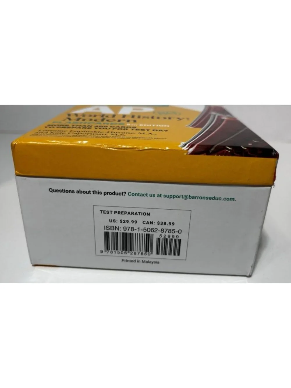 AP World History Modern - Flash Cards by Barron's Educational Series flashcard